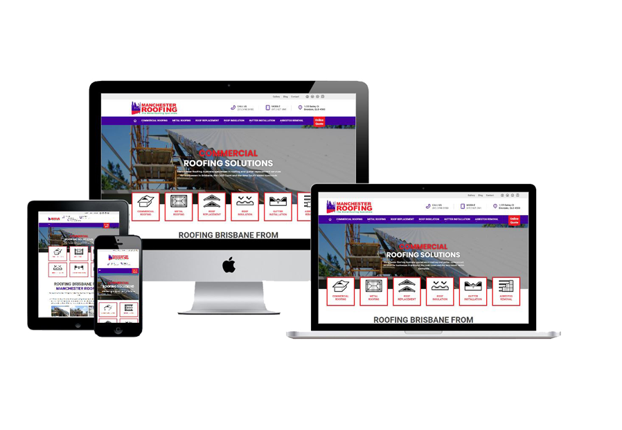 Fiklaut created the website for construction company Manchester Roofing to present their services